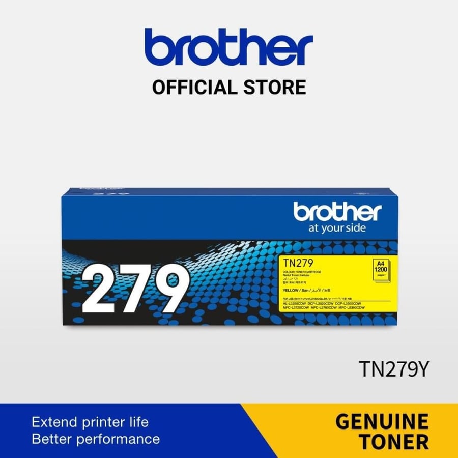 حبر طابعة BROTHER TN-279 ليزر أصفر