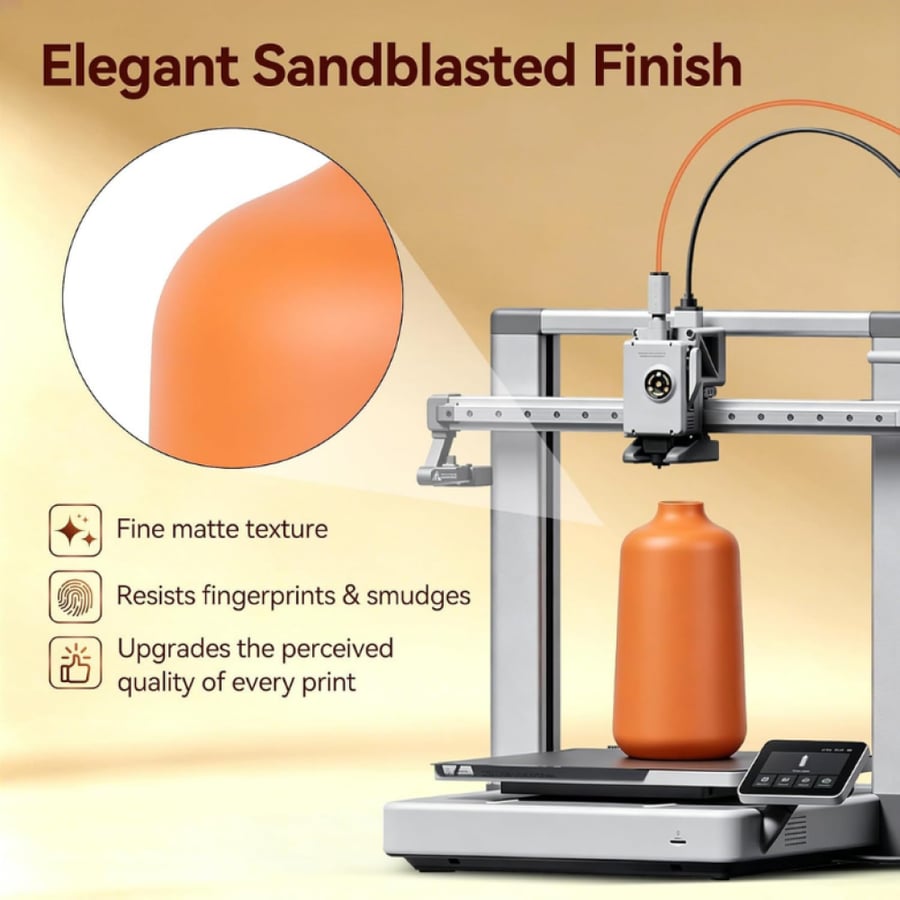 خيوط طباعة ثلاثية الأبعاد Kingroon PLA Matte Orange 1.75Ø – 1kg
