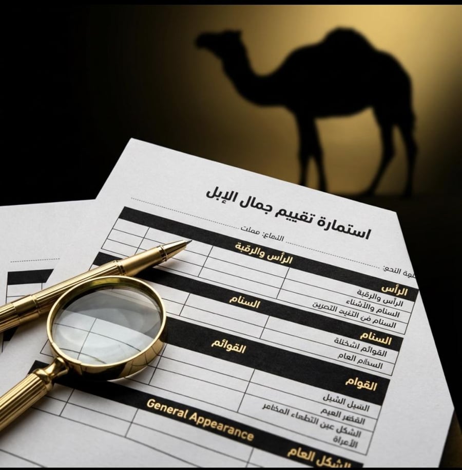 تقييم جمال المطية عن بُعد (باستخدام استمارة احترافية)