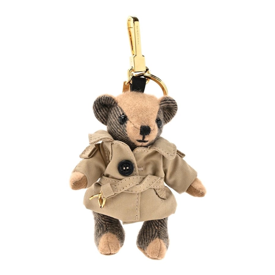 London Style Bear Bag Charm