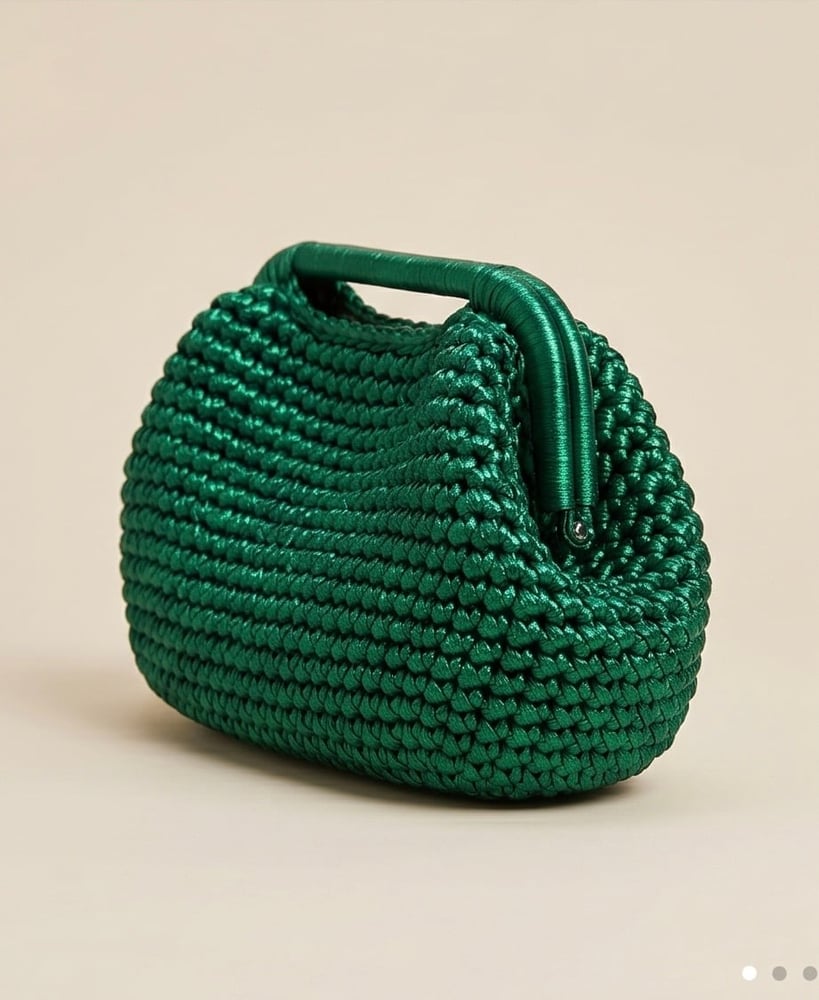 Green Metallic Clutch
