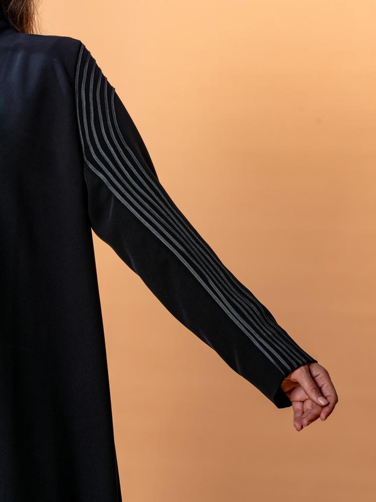 Abaya with blazer cut and Japanese cord