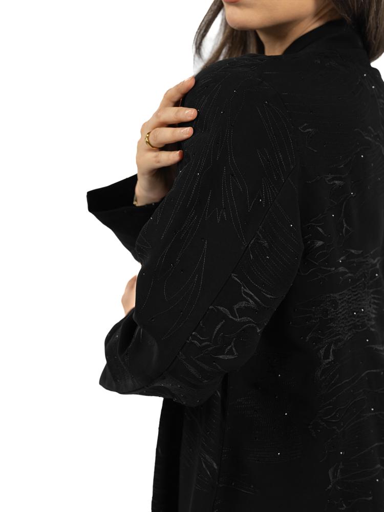 عباية فخمه بتطريز مره ناعم بدخيل كريستال