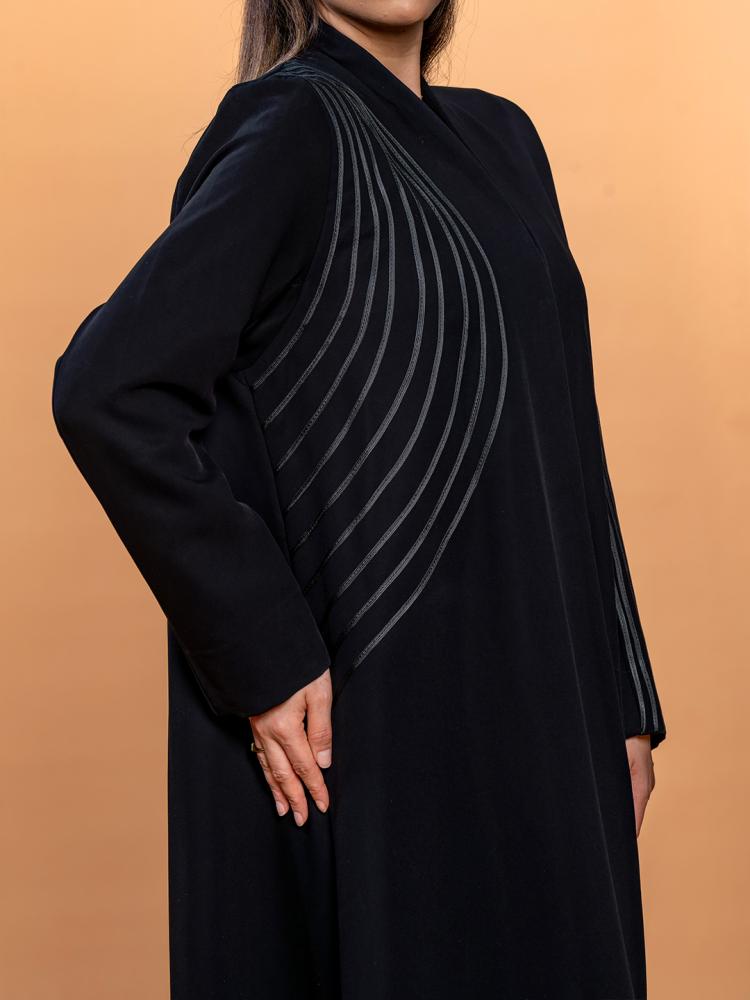 Abaya with blazer cut and Japanese cord