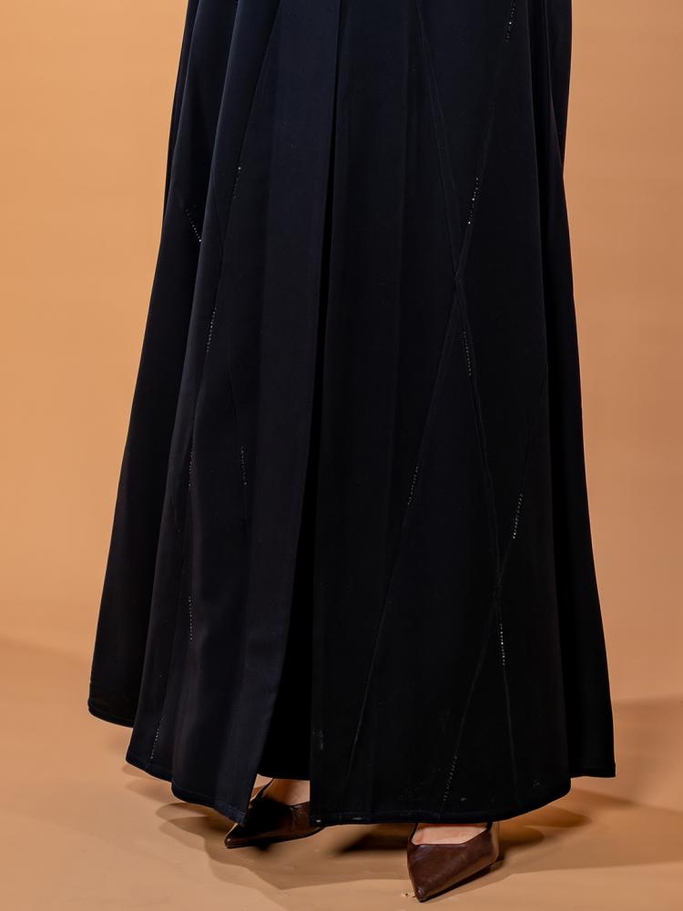 Abaya blazer with thread embroidery and crystal