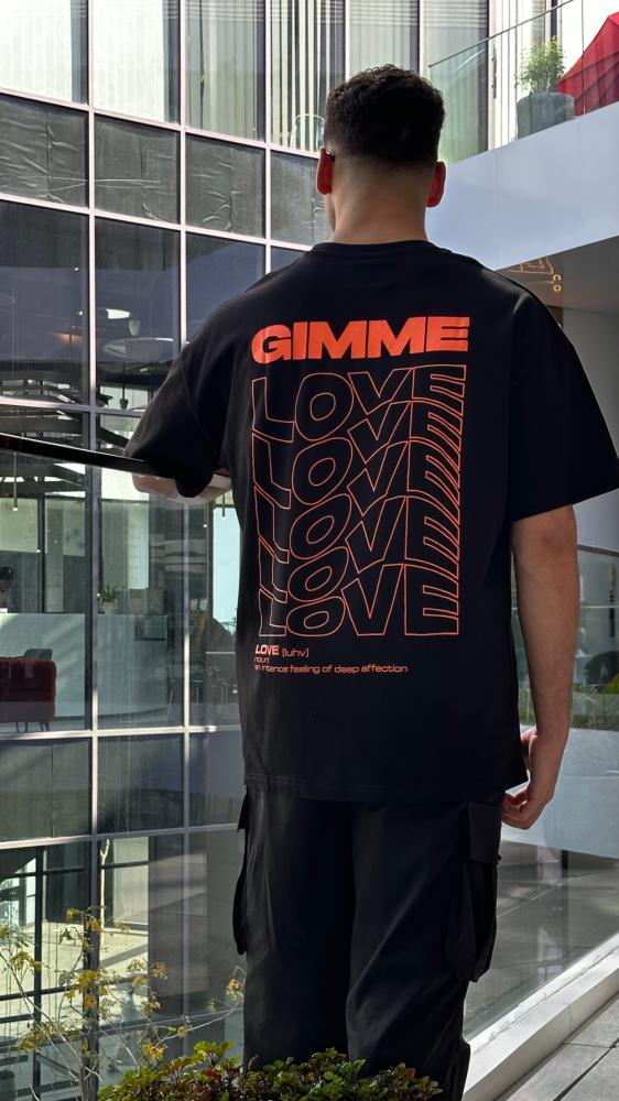 تيشرت اسود Oversized