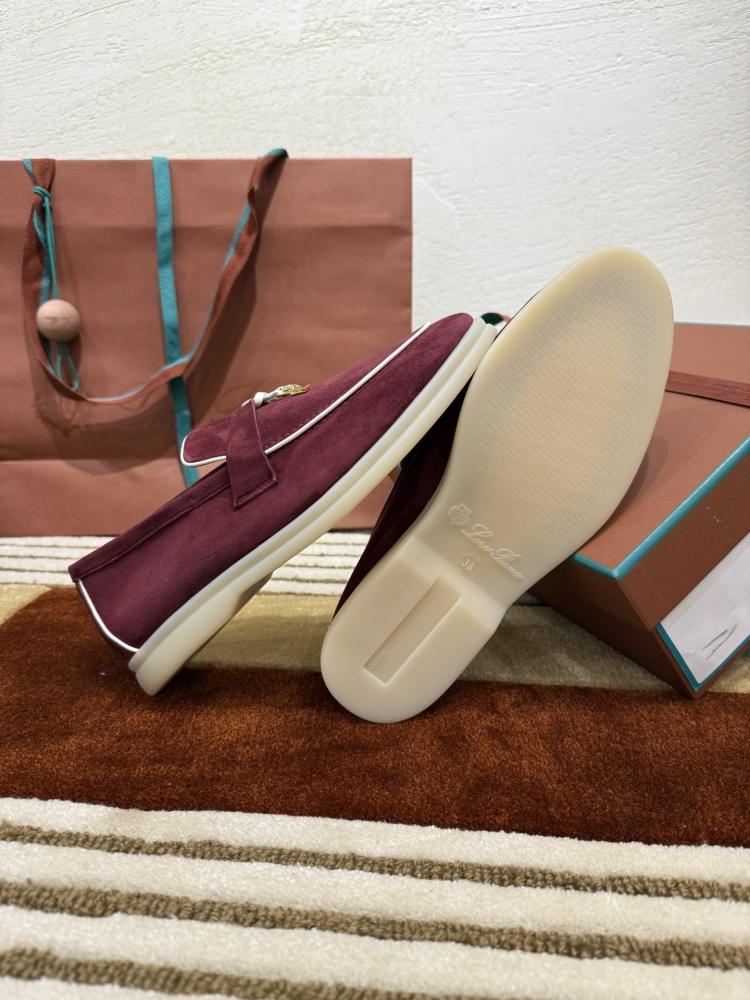 Loro Piana Loafer 'Burgundy Suede'