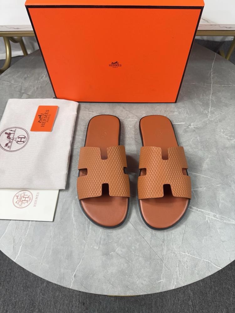 Classic Hermes Sandal – Caramel Brown