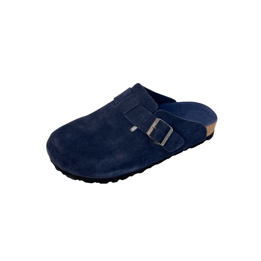 Birkenstock Boston Navy Suede