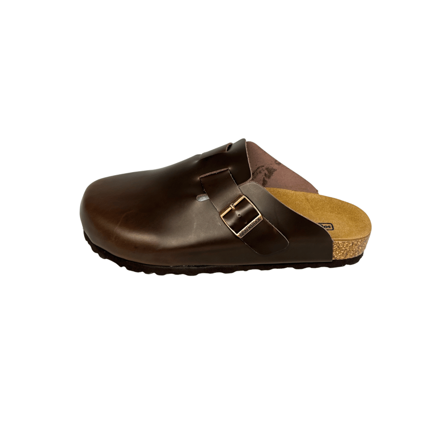 Birkenstock Boston Espresso Brown Leather