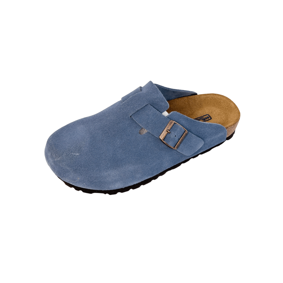 Birkenstock Boston Dusty Blue Suede