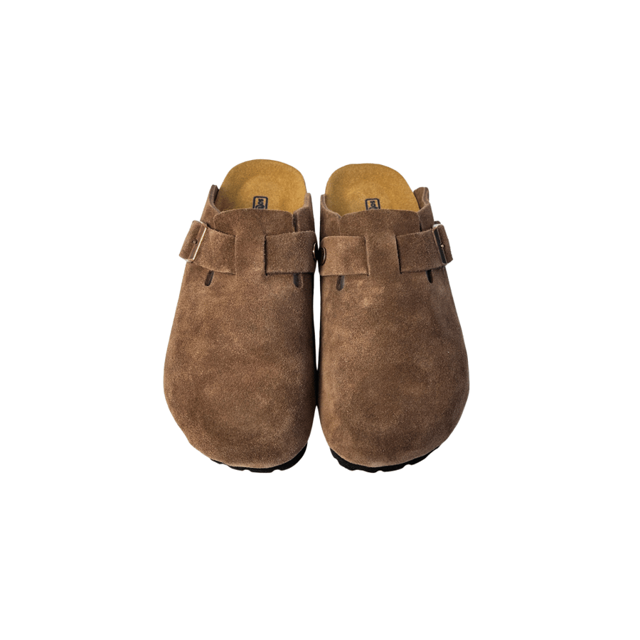 Birkenstock Boston Mocha Brown Suede