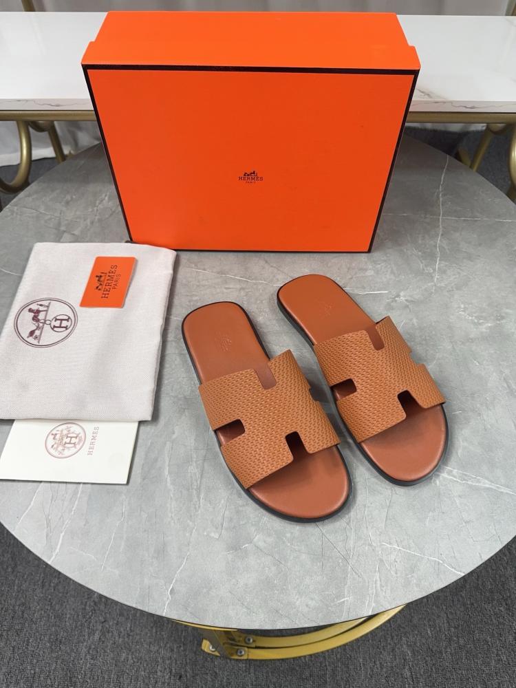 Classic Hermes Sandal – Caramel Brown