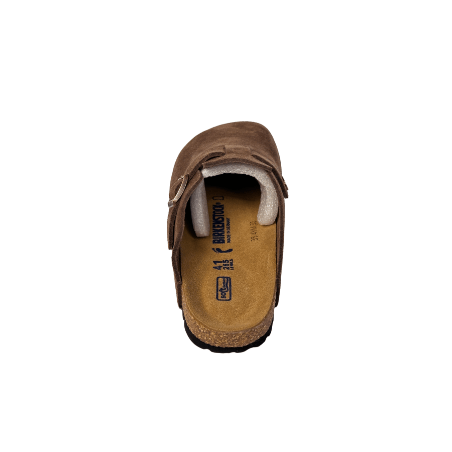 Birkenstock Boston Mocha Brown Suede