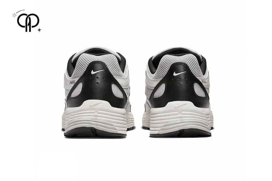حذاء رجالي نايك ابيض مع اسود Nike P-6000 sneaker in the Platinum Tint/Black-Light Bone colorway