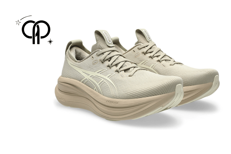 حذاء رجالي اسيكس رمادي  the ASICS Men's GEL-NIMBUS 28 running shoe.