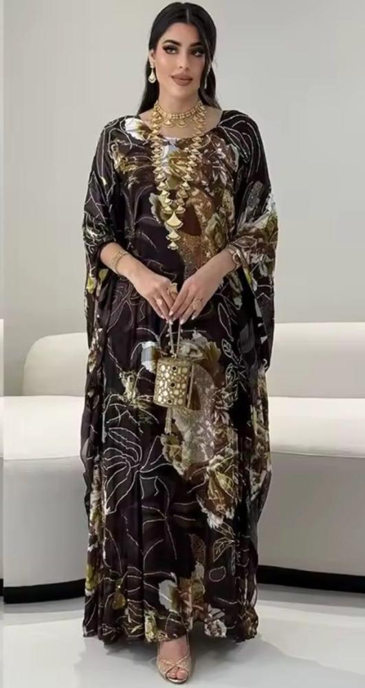 فستان انيق بقصه واسعه