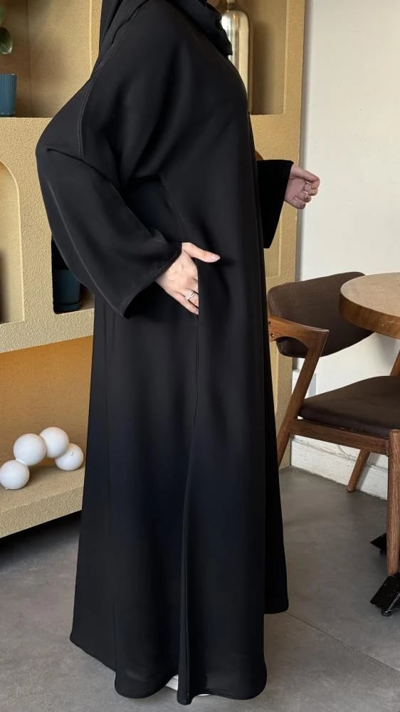عباية لينا عباية عملية +طرحة + نقابA1