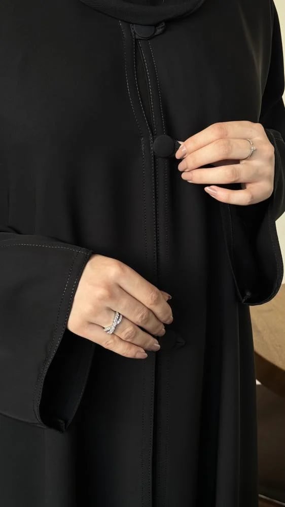 عباية لينا عباية عملية +طرحة + نقابA1