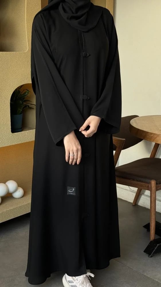 عباية لينا عباية عملية +طرحة + نقابA1
