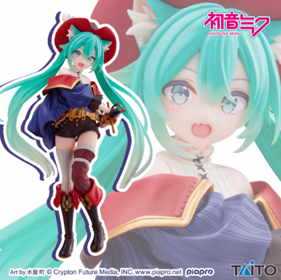 مجسم ميكو-Taito Prize Figure - Hatsune Miku Wonderland Puss in Boots
