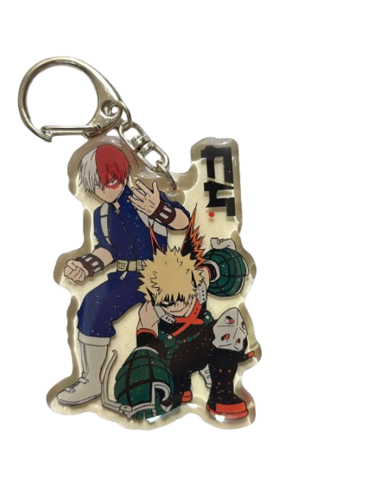 تعليقة شوتو و باكاغو - Bakugou and Todoroki keychain NS