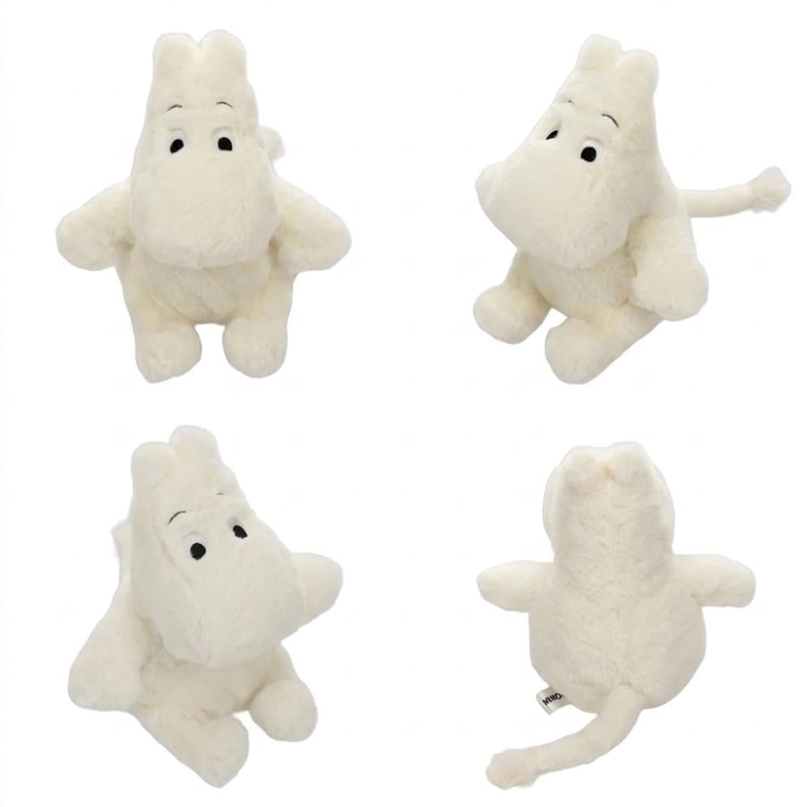 دمية مومن Moomintroll الأصلية من FUWAKUTA من عالم مومن Moomin 14 سم