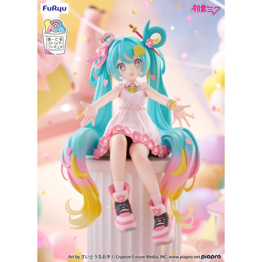 Figure Noodle Stopper Hatsune Miku 10th Anniversary Vocaloid
