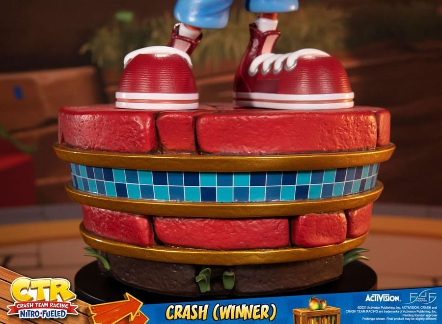 مجسم كراش - Crash Team Racing Nitro-Fueled Statue Crash (Winner)