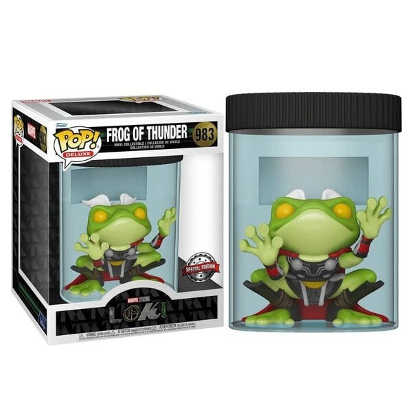 مجسم فنكو لوكي  Funko POP Deluxe Loki Frog of Thunder Limited Editi