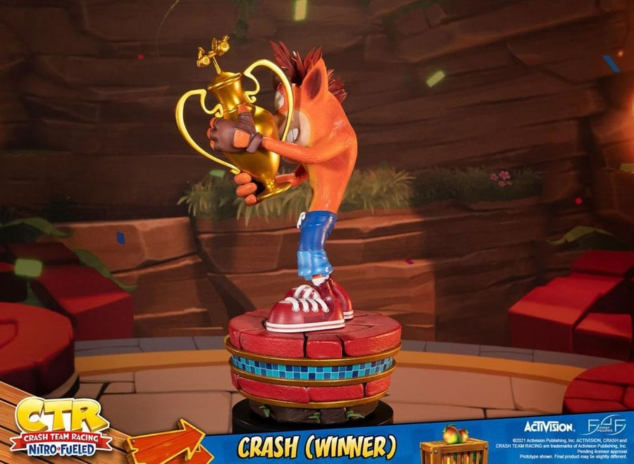 مجسم كراش - Crash Team Racing Nitro-Fueled Statue Crash (Winner)