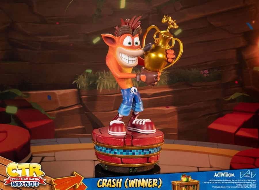 مجسم كراش - Crash Team Racing Nitro-Fueled Statue Crash (Winner)
