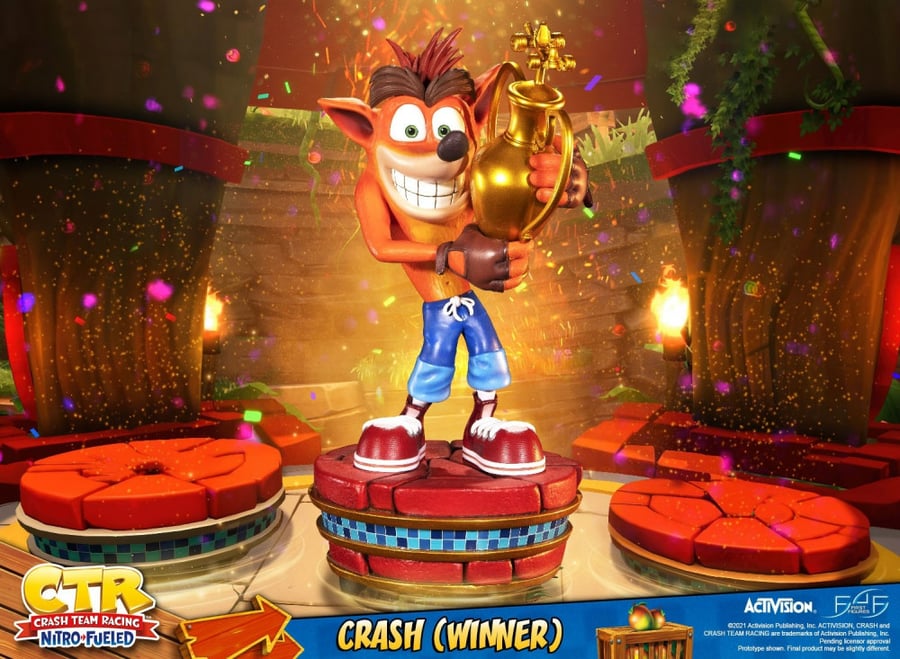 مجسم كراش - Crash Team Racing Nitro-Fueled Statue Crash (Winner)