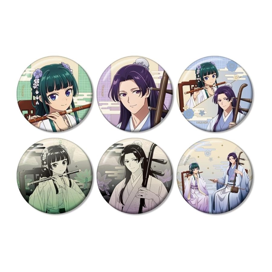 The Apothecary Diaries" Original Illustration Badges بروش الصيدلانية (اختيار عشوائي قطعة واحدة)