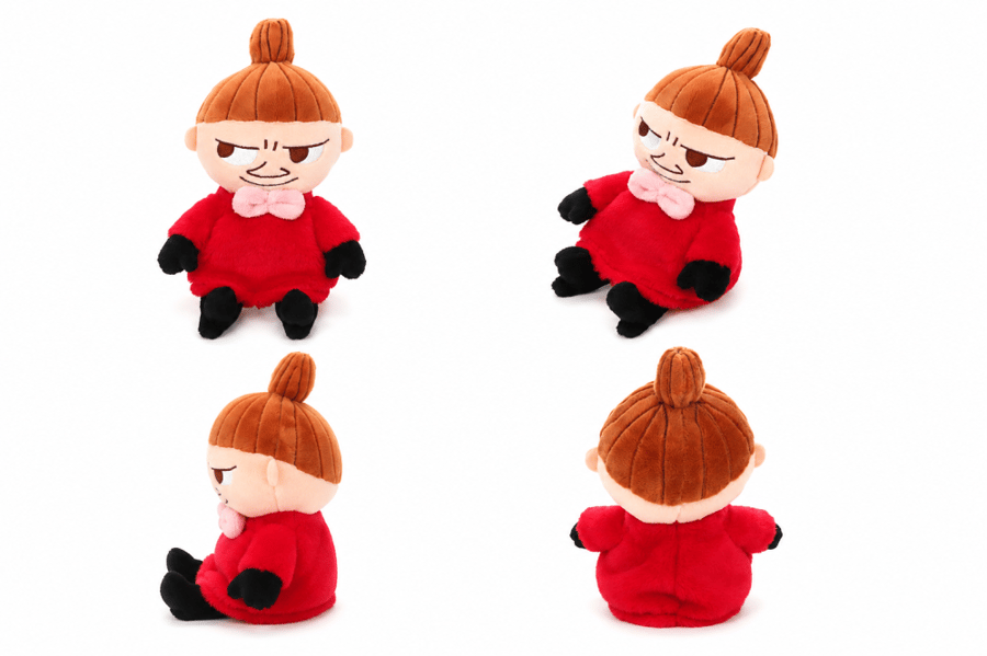 دمية ليتل مي Little My الأصلية من FUWAKUTA من عالم مومن Moomin – 18 سم