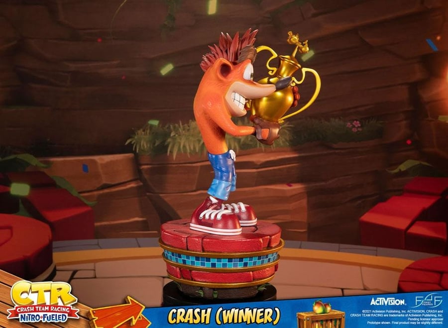 مجسم كراش - Crash Team Racing Nitro-Fueled Statue Crash (Winner)