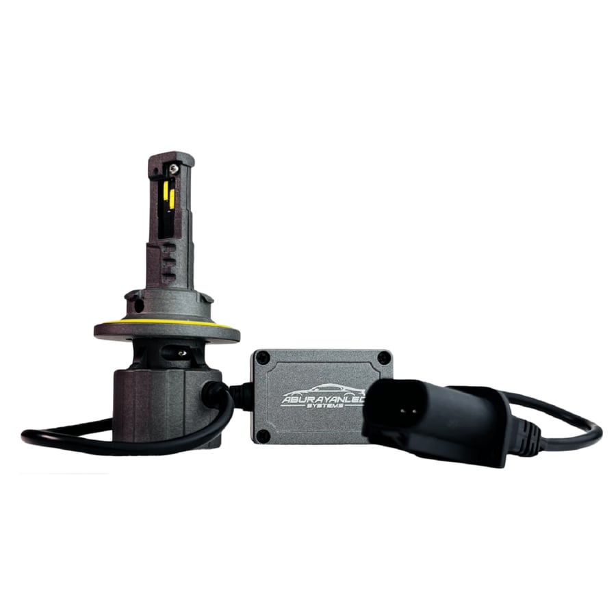 لمبات ليد خطين مقاس H13 بقوة 11000LM 110W لون 6000 كلفن ابيض ثلجي