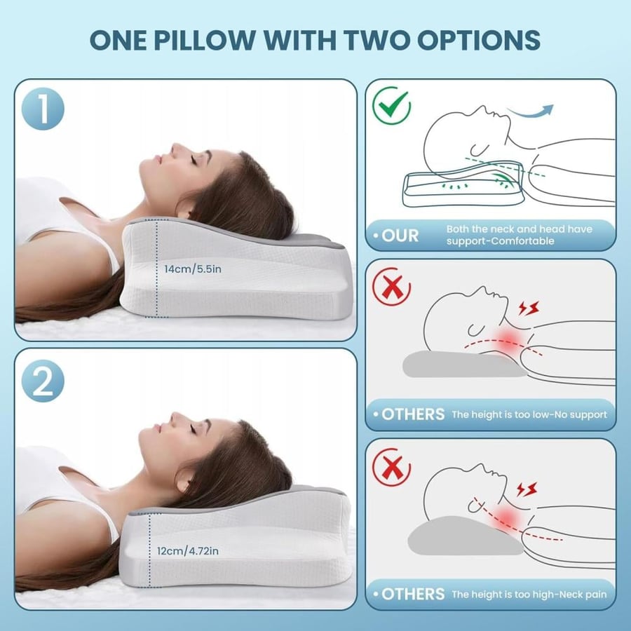 SleepAlign™ – المخدة الطبية المريحة للنوم  المطورة