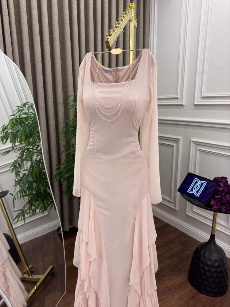 Soft dress in pink color