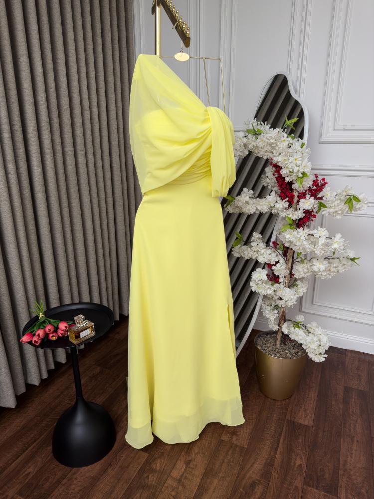A light blue dress with a soft design