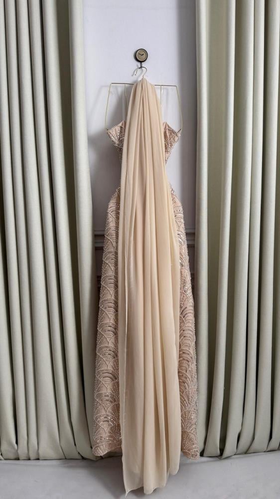 Luxurious embroidered dress