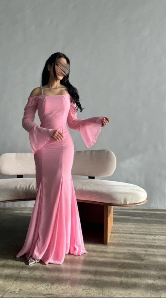 Soft dress, Georgette, double circle