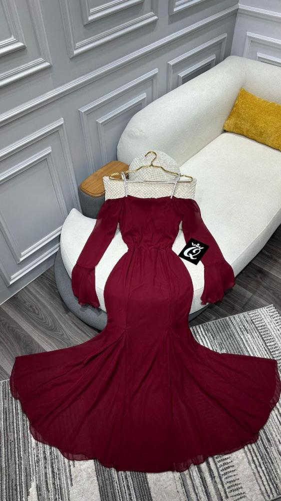 Soft dress, Georgette, double circle