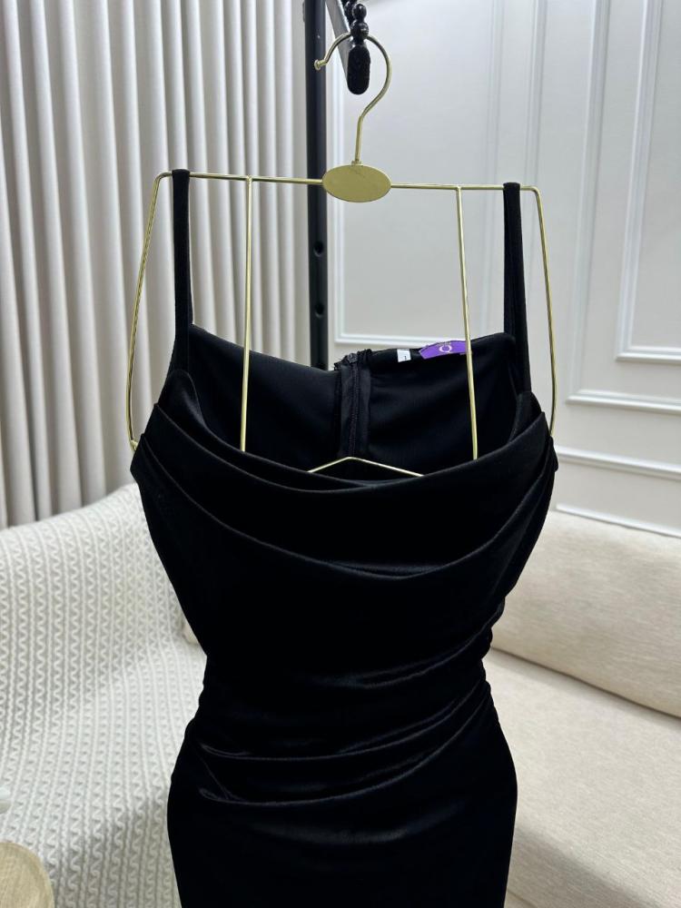 Velvet evening dress