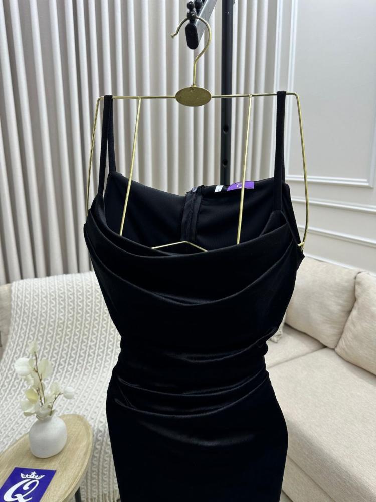 Velvet evening dress