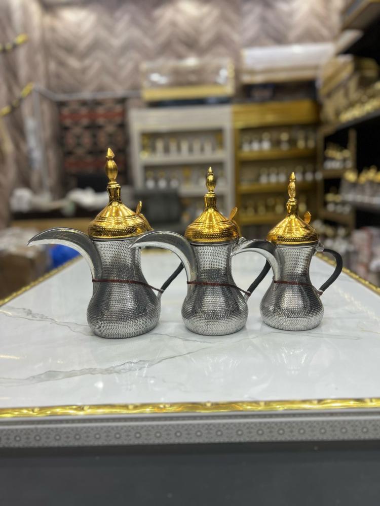 طقم دلال المنيوم رسلان مسكة سودا