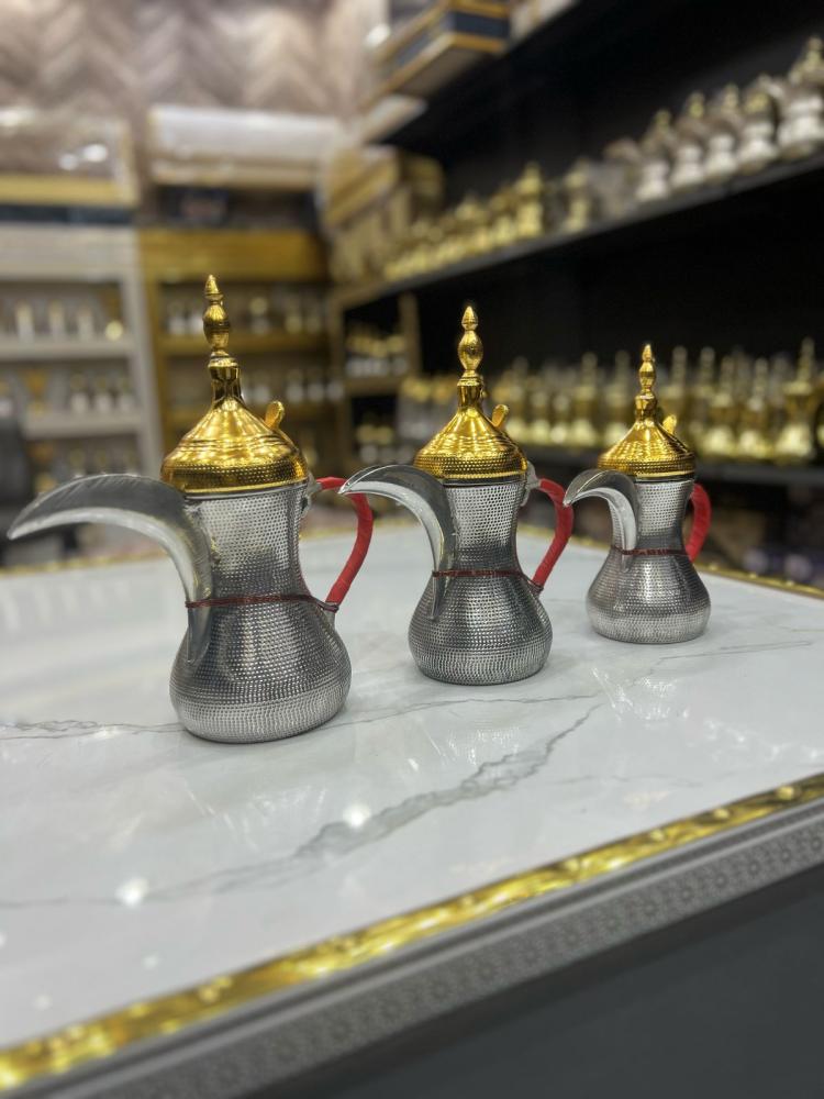 طقم دلال المنيوم رسلان مسكة حمرا