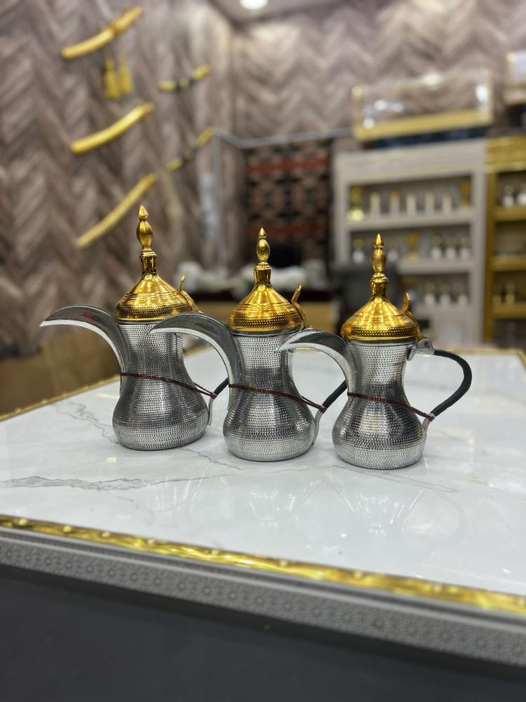 طقم دلال المنيوم رسلان مسكة سودا