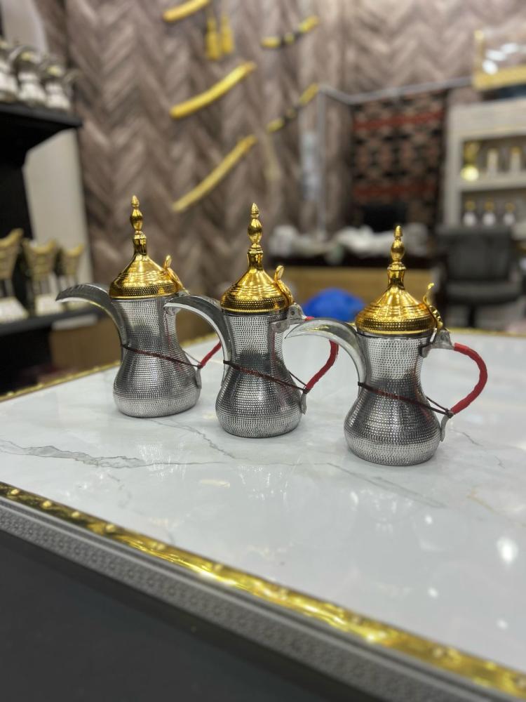 طقم دلال المنيوم رسلان مسكة حمرا