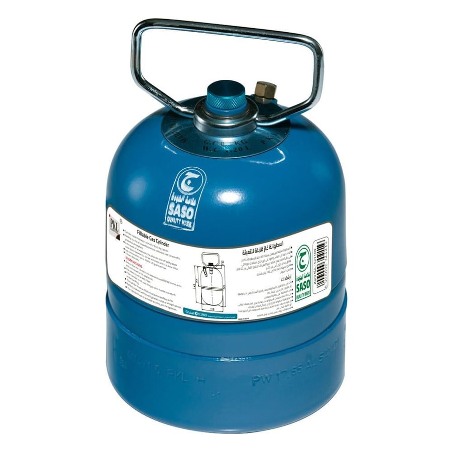 Gas cylinder for trips Indian refillable, gas bottle for trips, blue, capacity 0.5 kg